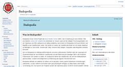 Desktop Screenshot of budopedia.de